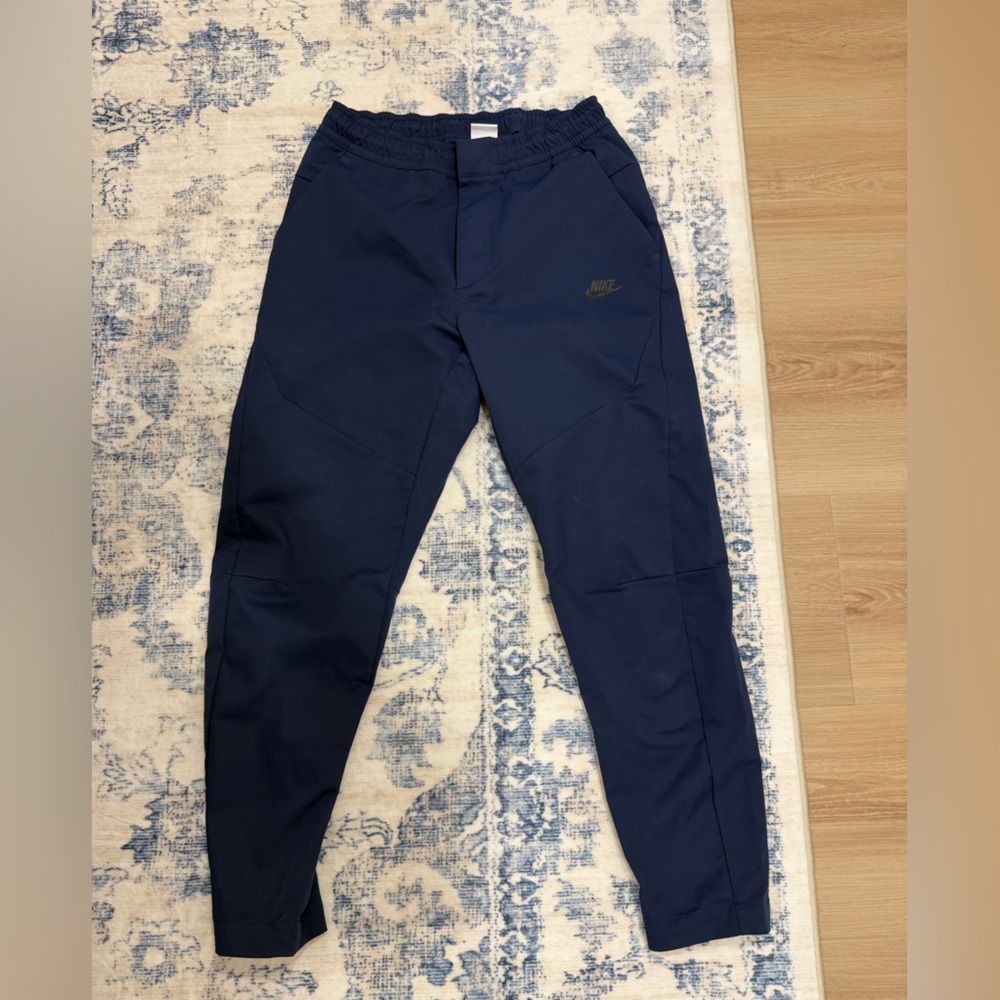 Nike Navy Blue Tapered Pants